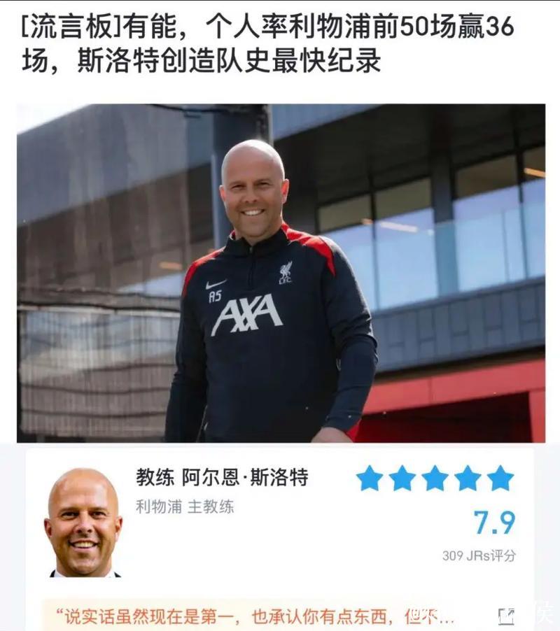 里程碑,斯洛特收获执教利物浦生涯第50场胜利 里程碑,斯洛特收获执教利物浦生涯第50场胜利